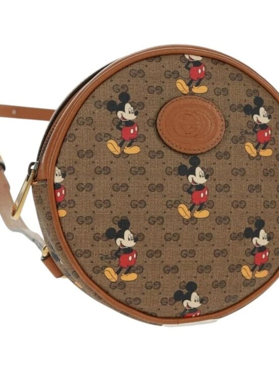 GUCCI Micro GG Supreme Disney Backpack PVC Beige Gold 603730 Auth 159823M main image 11